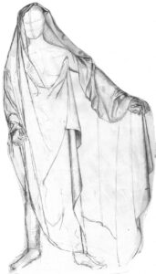 figure, coat, person, hidden, ghost, ghostly, covered, cape, cloth, folds, sketch, drawing, pencil drawing, black-and-white, hand drawing, hidden, ghost, ghost, ghost, ghost, ghost, cape, sketch, sketch, drawing, drawing, drawing, pencil drawing